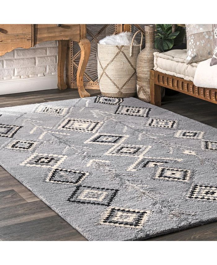 nuLoom San Miguel Hand Tufted Belini 7'6" x 9'6" Area Rug Macy's