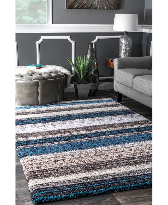 nuLoom Zoomy Hand Tufted Classie 5' x 8' Area Rug Macy's