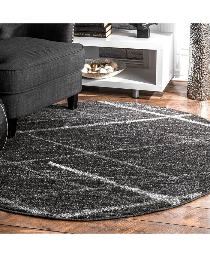 nuLoom Smoky Contemporary Thigpen 7'6" x 9'6" Area Rug Macy's