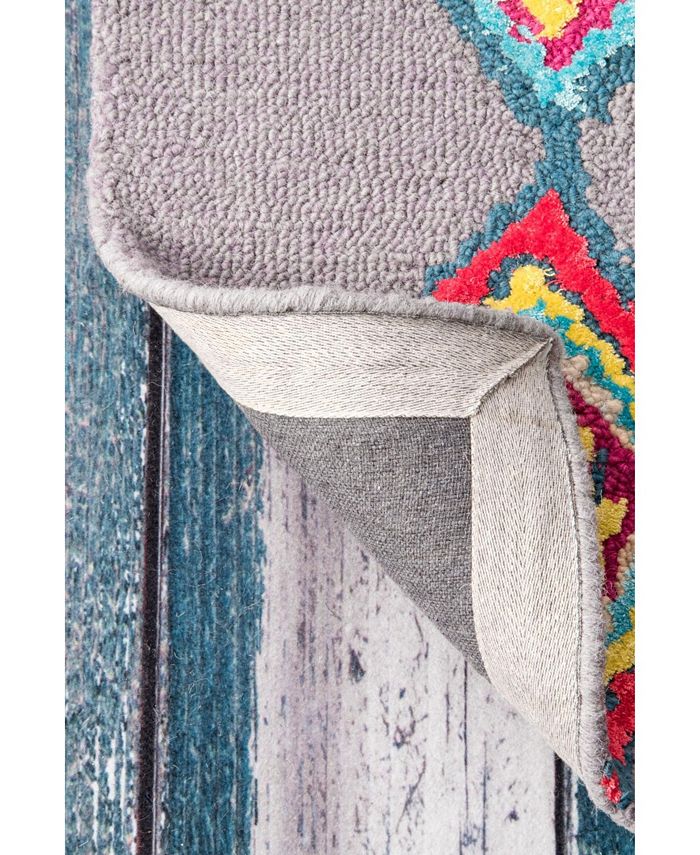 nuLoom San Miguel Hand Tufted Belini 7'6" x 9'6" Area Rug Macy's