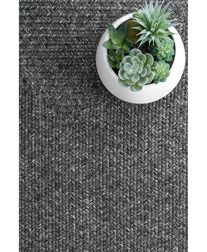 nuLoom Festival Braided Lefebvre 4' x 6' Outdoor Area Rug Macy's