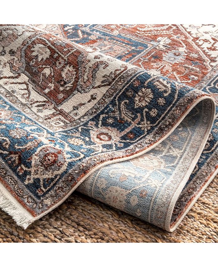 nuLoom Mystic Ehtel Medallion Fringe 8' x 10' Area Rug Macy's