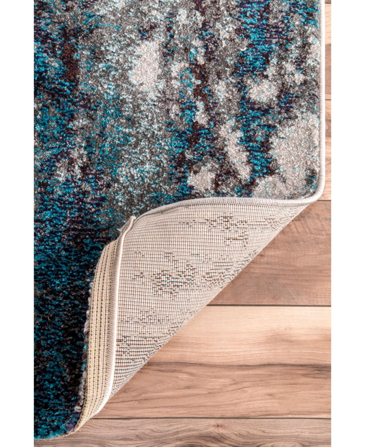 nuLoom Carnival Abstract HaydeeArea Rug - Blue