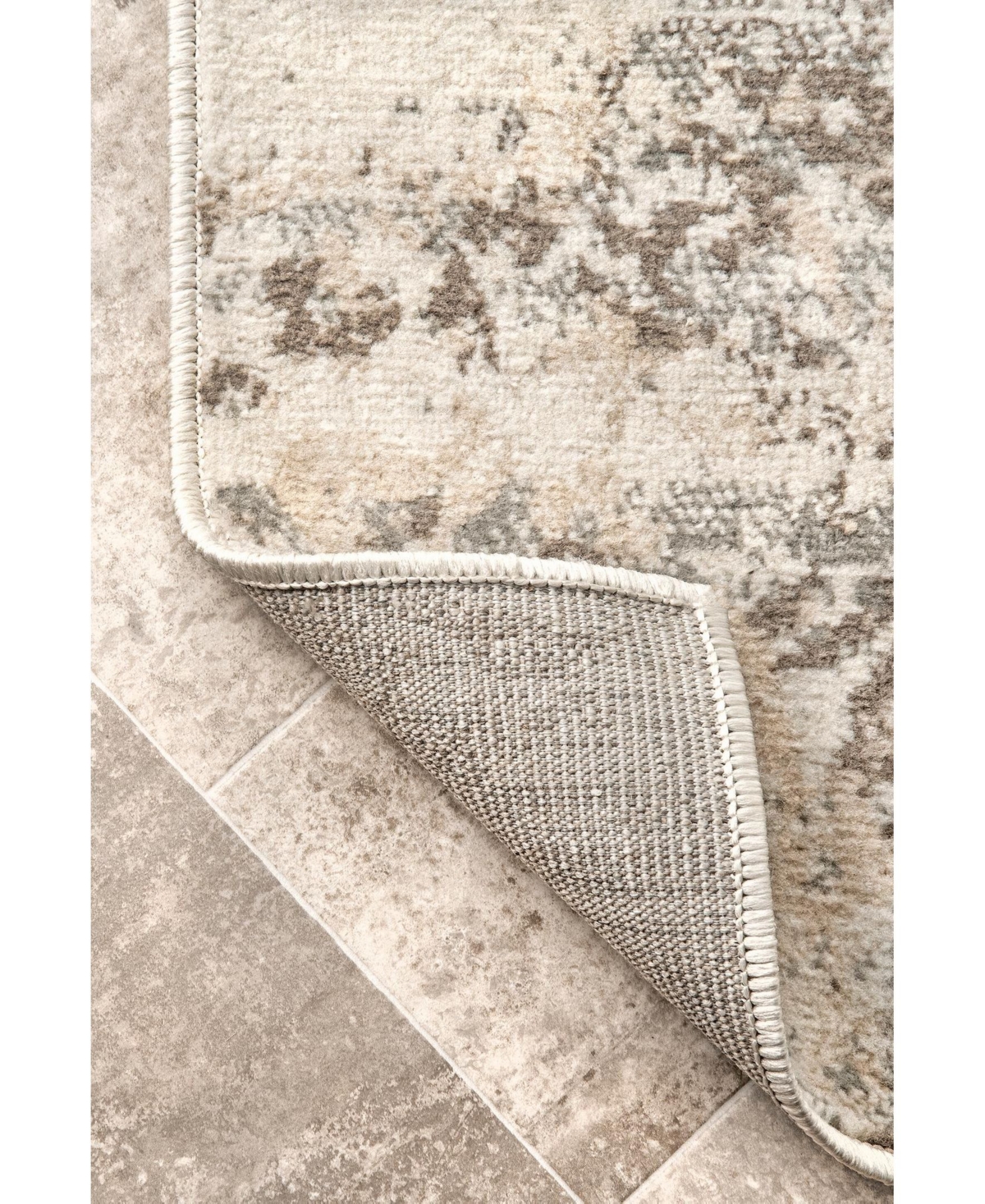 nuLoom Manor Distressed FrejaArea Rug - Beige