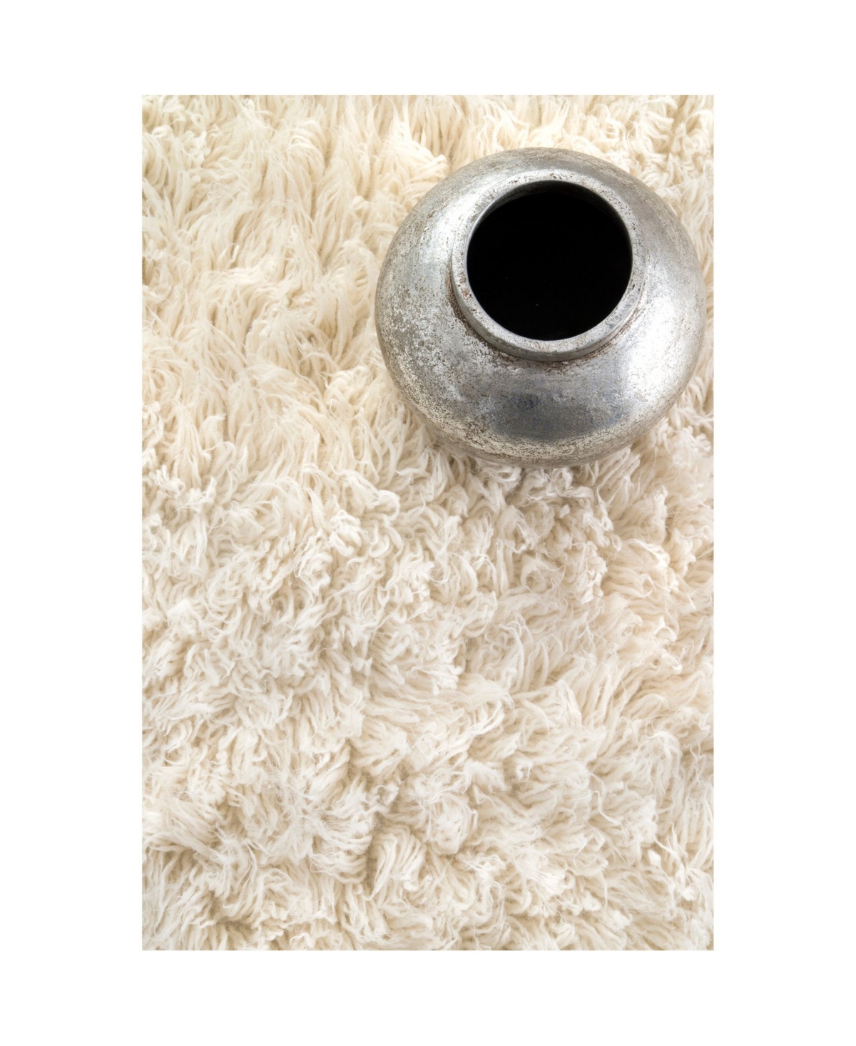 nuLoom Flokati Greek Alexis Flokati Neutral Area Rug