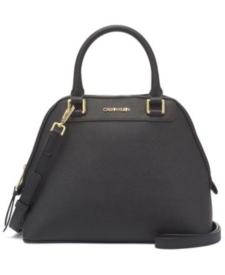 Calvin klein clara satchel on sale