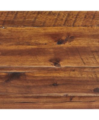 Claremont Rustic Wood Nesting End Tables Set