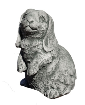 Campania International Lop Garden Statue In Medium Gray