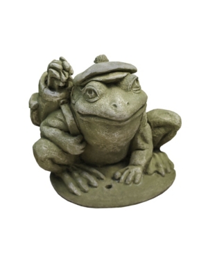 Shop Campania International Golfer Frog Garden Statue In Rust