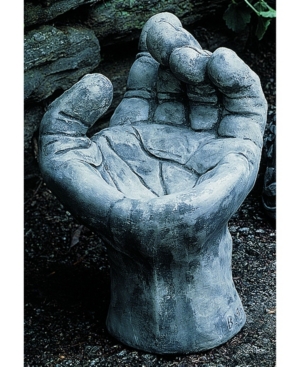 Campania International Mano Birdbath In Slate