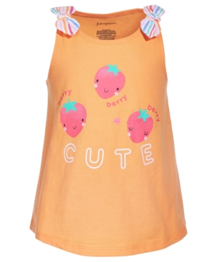 First Impressions Baby Girls Berry Cute Knot Top Created for Macy's