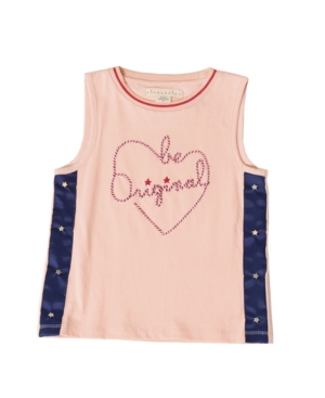 image of Kinderkind Little Girls Sleeveless Sweet Top
