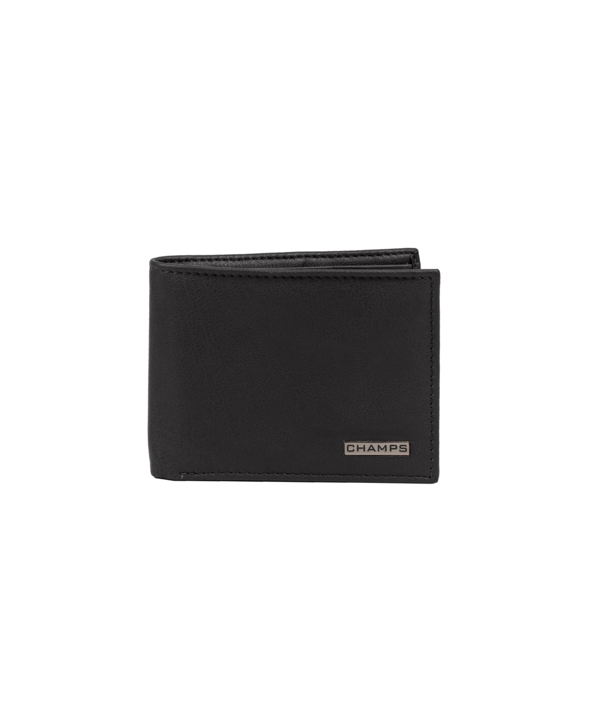Shop Champs Men's  Leather Rfid Bi-fold Wallet In Gift Box In Black