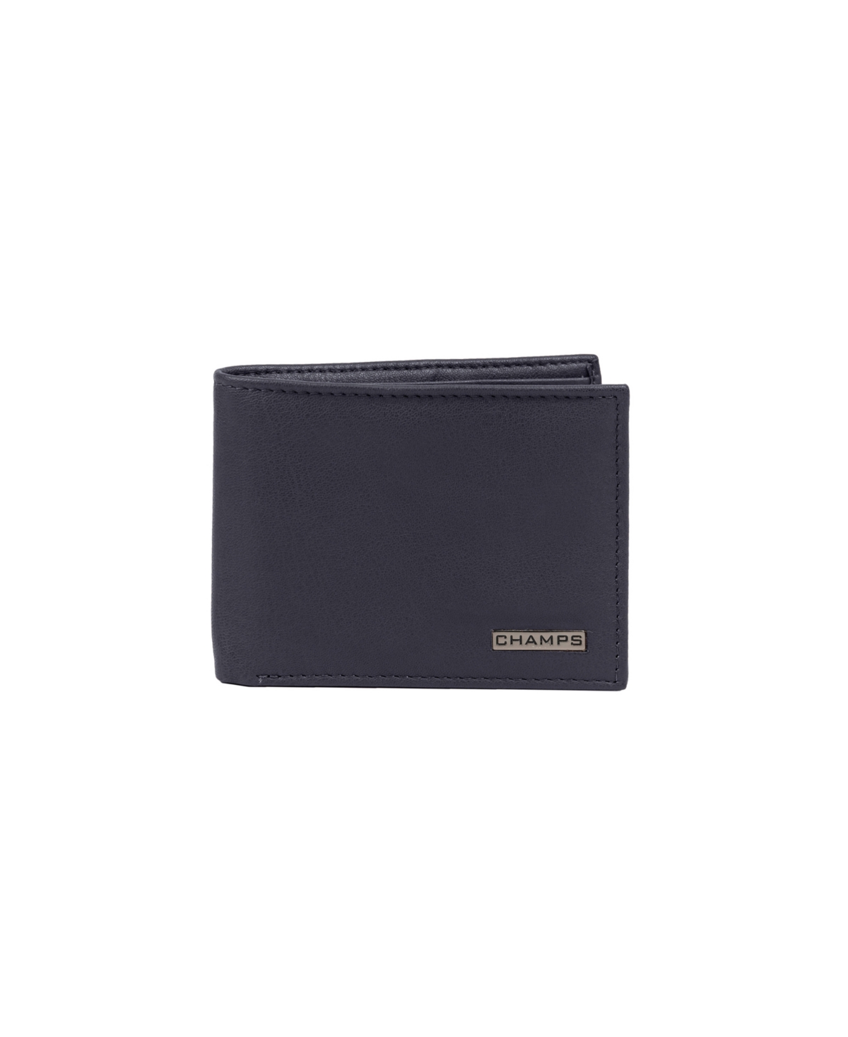 Shop Champs Men's  Leather Rfid Bi-fold Wallet In Gift Box In Navy