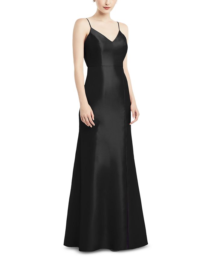 Alfred Sung Bow-Back Gown & Reviews - Dresses - Women - Macy's