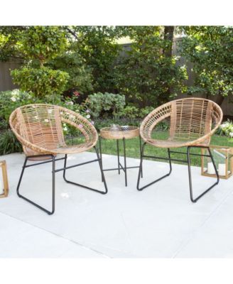 Marley Indoor or Outdoor 3 Piece Bistro Set