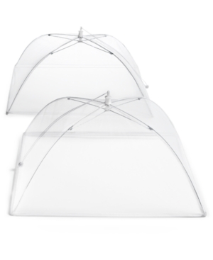 Martha Stewart Collection Food Tents, Set Of 2, Created For Macy's In White