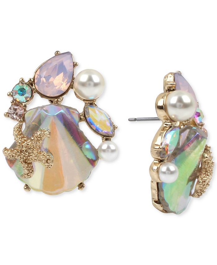 Betsey johnson seashell hot sale earrings