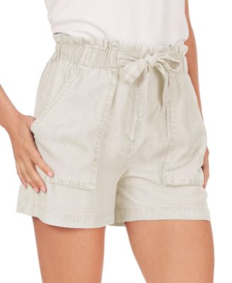 Adyson Parker - Tie-Waist Paperbag Shorts