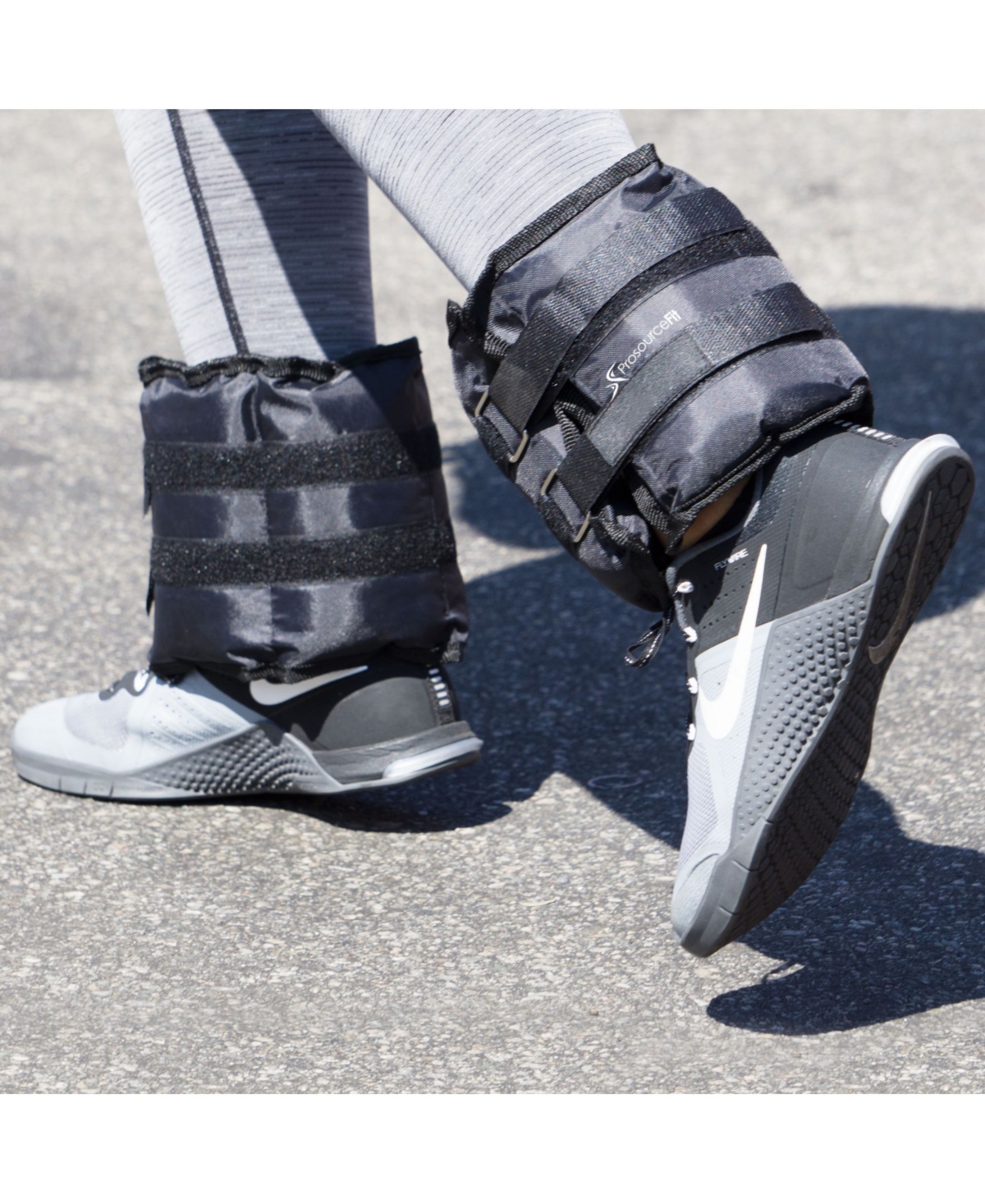 ProsourceFit Ankle Weights 5 lb, Set of 2, Black