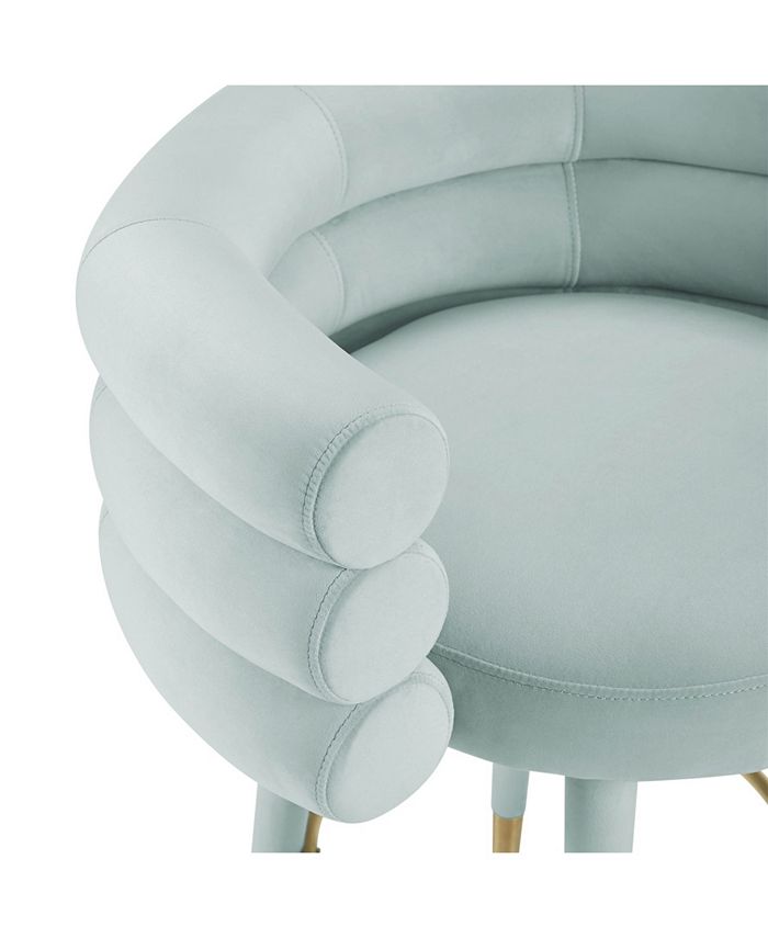 TOV Furniture Betty Velvet Barstool & Reviews Furniture Macy's