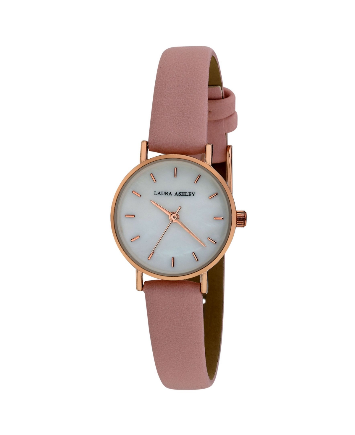 Women's Mini Slim Clean Pink Polyurethane Strap Watch 26mm - Pink