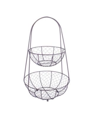 Design Imports Chicken Wire Tiered Stand - Macy's