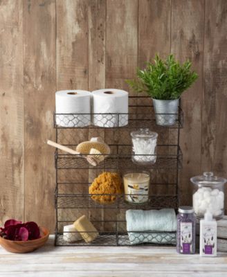 Double Wide 4 Row Chicken Wire Spice Rack