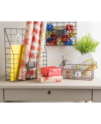 Chicken Wire Metal Desktop Letter Holder