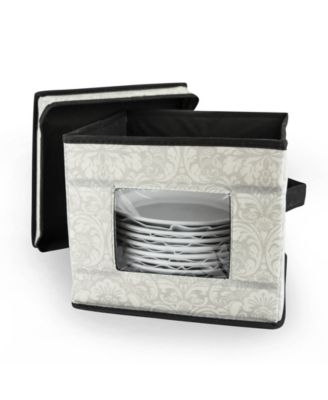 Dish Storage Salad Plate Damask