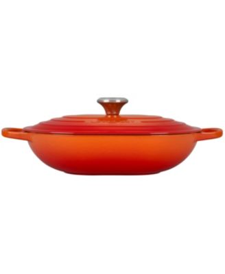 Enameled Cast Iron 3.75-Qt. Oval Casserole with Lid