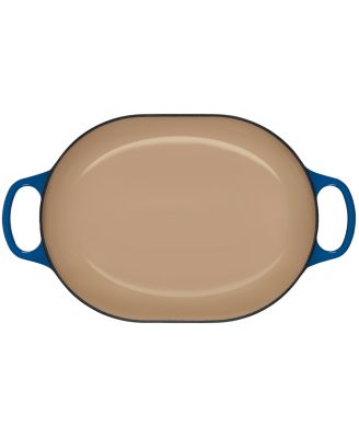 Enameled Cast Iron 3.75-Qt. Oval Casserole with Lid