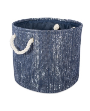 Design Imports Round Lurex Paper Bin