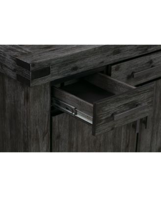 Furniture Avondale Graphite Sideboard, Created for Macy's