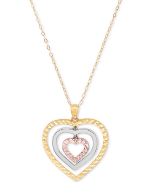 image of Tricolor Graduated Heart 18