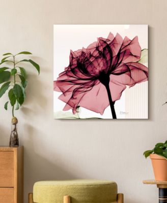 Chianti Rose I Frameless Free Floating Tempered Glass Panel Graphic Wall Art, 24" x 24" x 0.2"