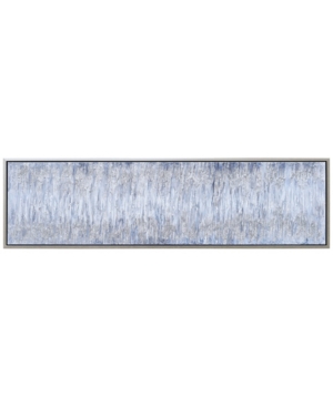 Empire Art Direct Gray Field Textured Metallic Hand Painted Wall Art By Martin Edwards, 20" X 72" X 1.5" In Multi