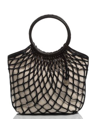 brahmin woven handbag