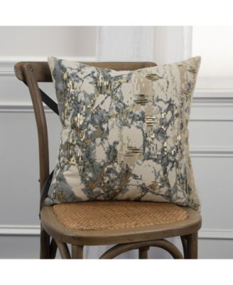 Abstract Polyester Filled Decorative Pillow, 20" x 20"