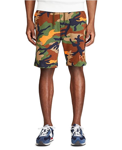 Polo Ralph Lauren Men S Big Tall Logo Fleece Camo Shorts Reviews Shorts Men Macy S