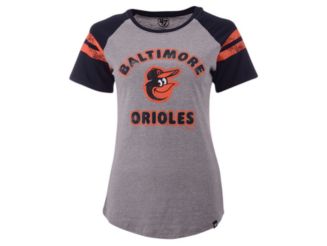 '47 Brand Women's Baltimore Orioles Fly Out Raglan T-shirt - Macy's