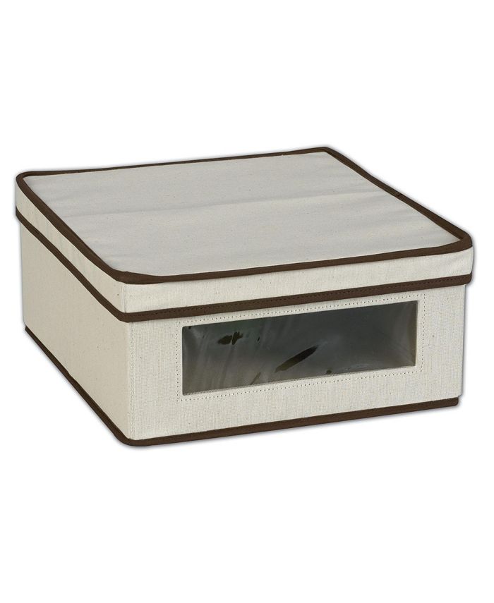 Household Essentials Small Canvas Storage Box Macy's
