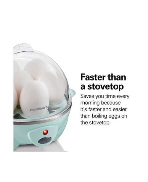 Hamilton Beach 3-in-1 Egg Cooker with 7 Egg Capacity & Reviews - Small