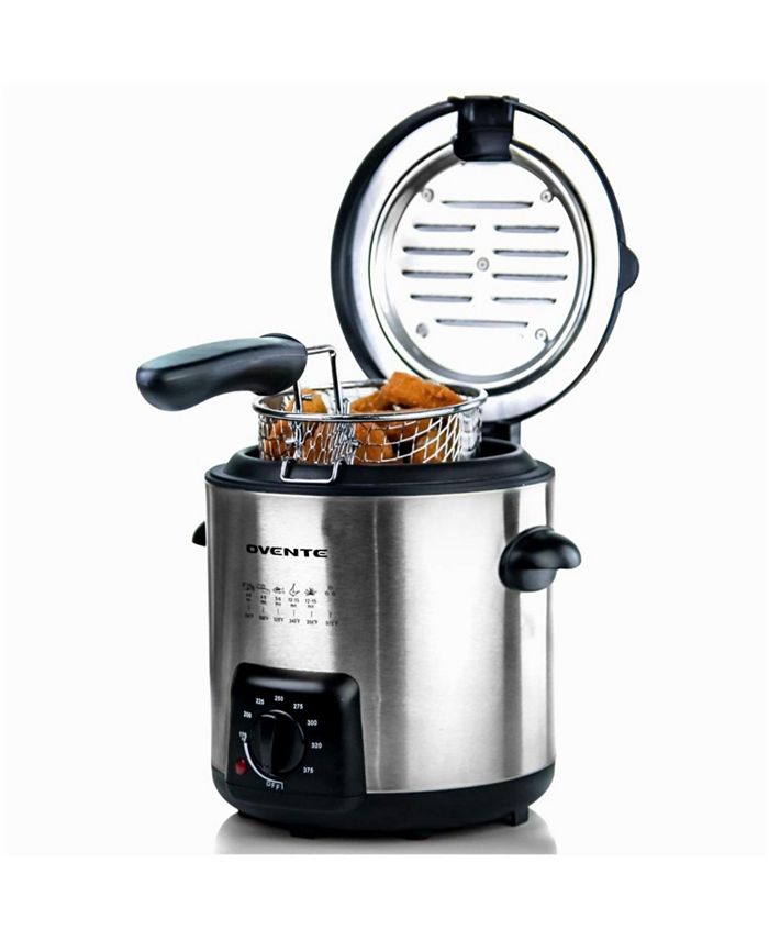 OVENTE Electric Deep Fryer - Gray