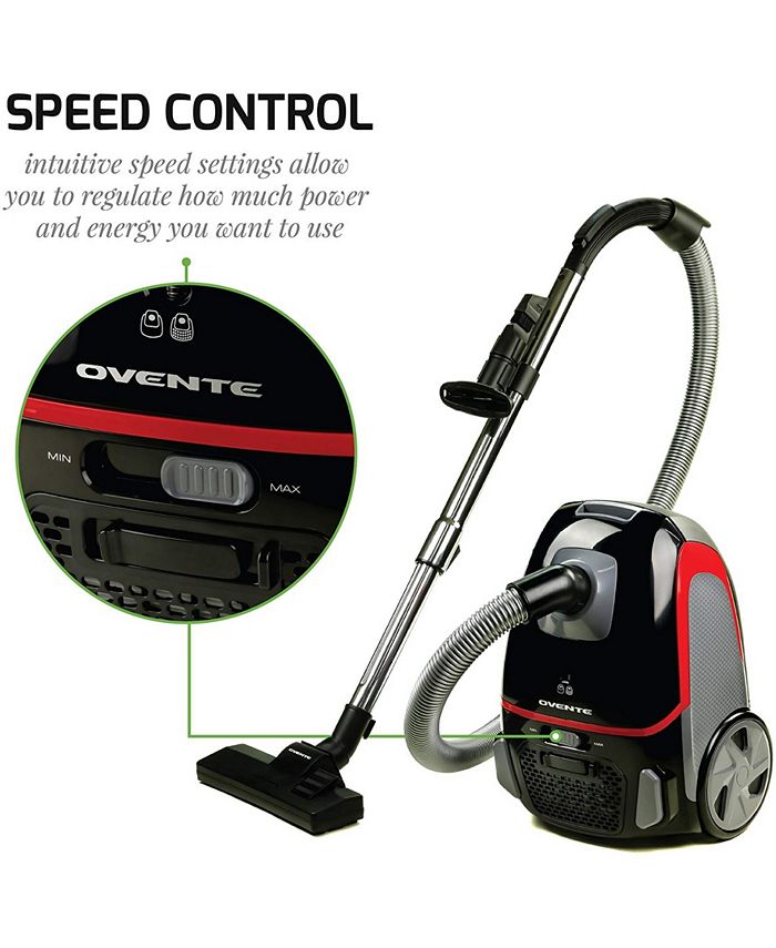 OVENTE Electric Canister Vacuum Macy's