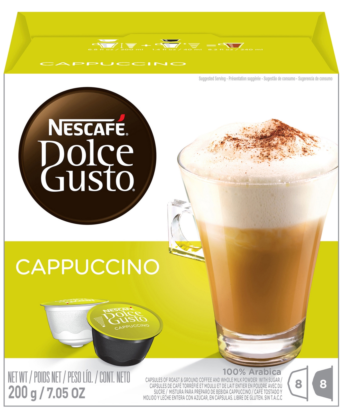 SnackBoxPros Nescafe Dolce Gusto Coffee Cappuccino Capsules