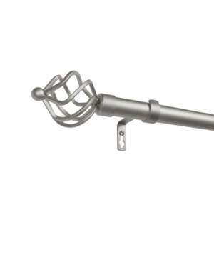 Exclusive Home Torch Outdoor Curtain Rod and Finial Set 84