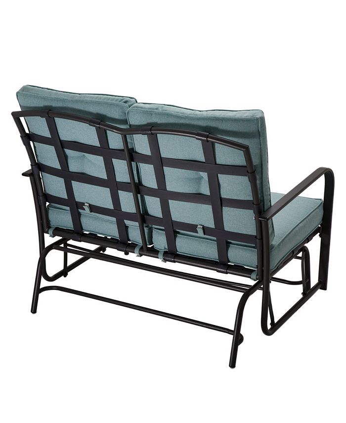 Glitzhome Outdoor Patio Loveseat Glider Chair Macy's