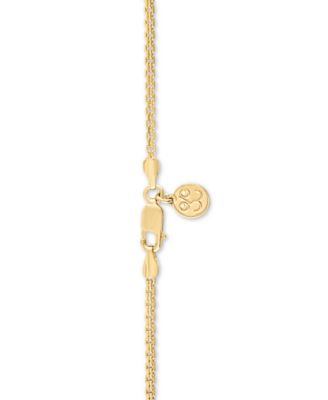 St. Christopher & Cross 24 Pendant Necklace in 14k Gold-Plated Sterling Silver, Created for Macy's