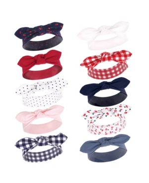 image of Hudson Baby Girl Headbands Pack of 10